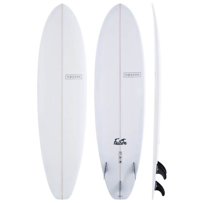 MODERN FALCON PUR CLEAR SURFBOARD NEW