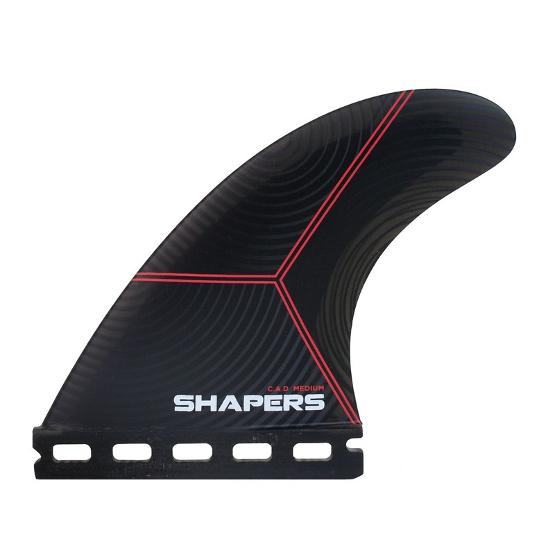 SHAPERS C.A.D MEDIUM 3-FIN SINGLE TAB BASE