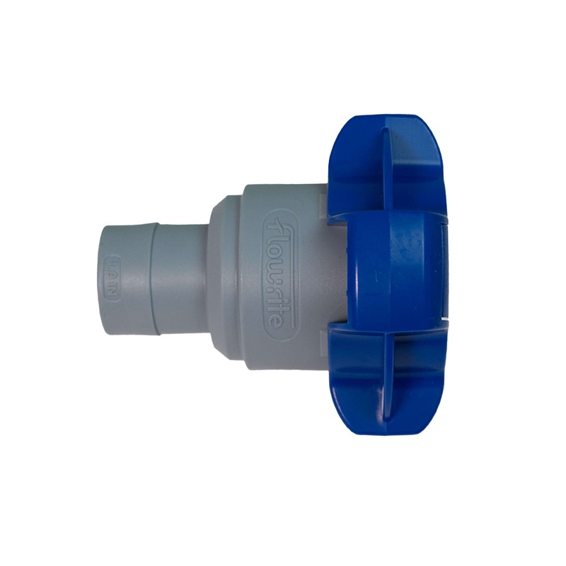 1-1/2" Qwik-Lok x 1" Barb Straight Fitting