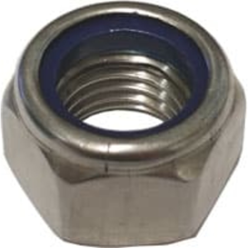 Engine Divider Panel Replacement Nylok Nut - Black Oxide