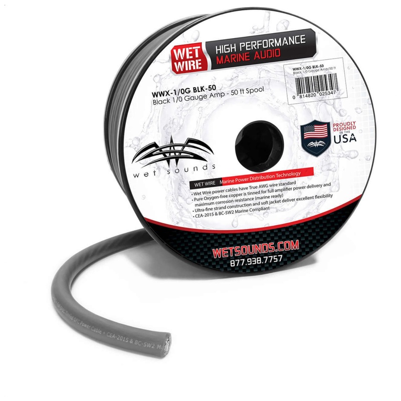 Wet Sounds 1/0GA Amp Wire