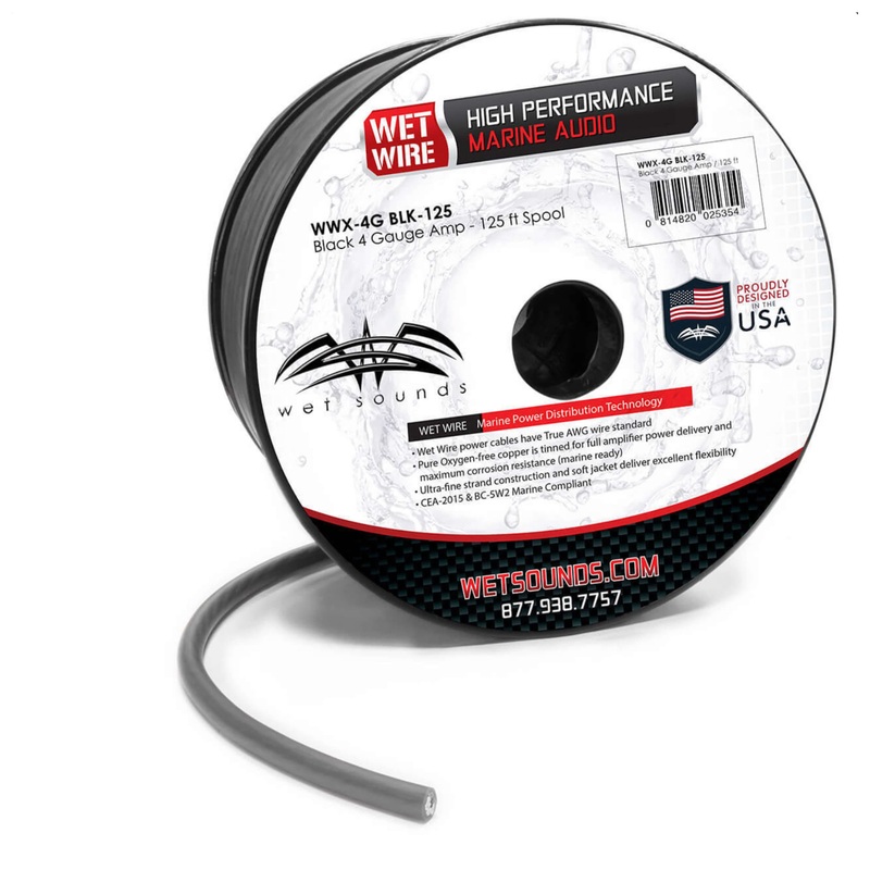 Wet Sounds 4GA Amp Wire