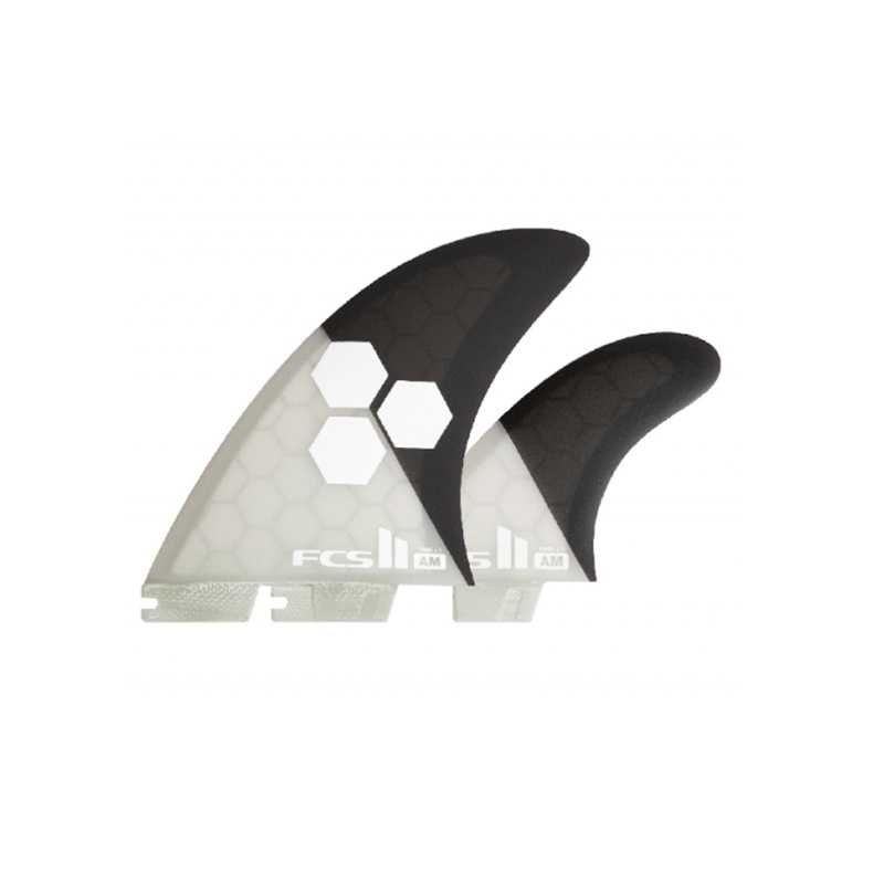 FCS II Channel Islands AM Performance Core 2+1 Surfboard Fins - X-Large/White
