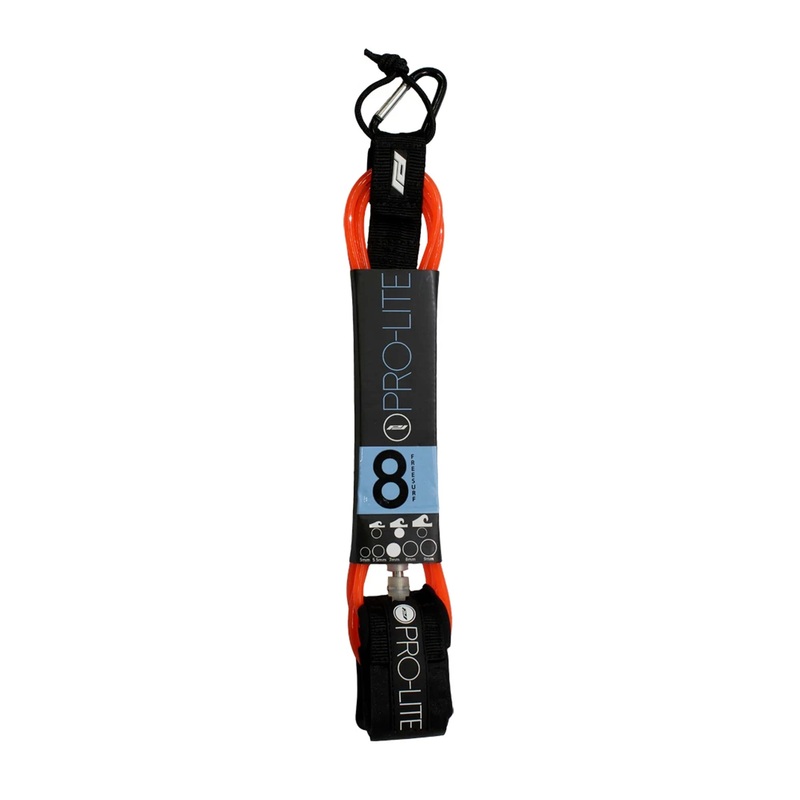 Pro-Lite Freesurf Surfboard Leash - 8'/Orange