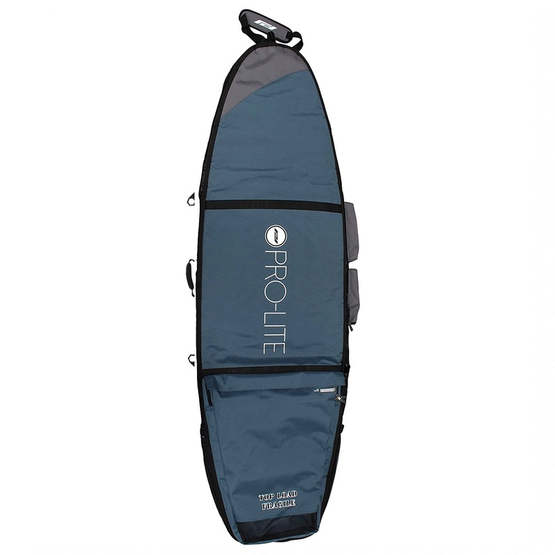 Pro-Lite Wheeled Coffin Triple Shortboard Bag - Blue/Grey