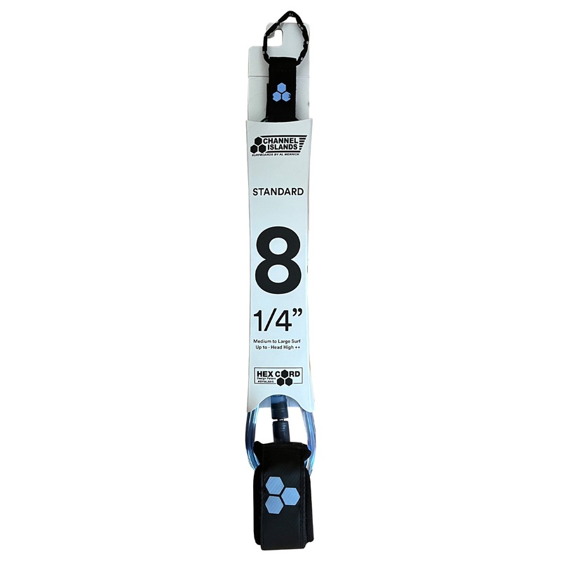 Channel Islands Hex Cord Standard Surfboard Leash - 8' x 1/4"/Lavender