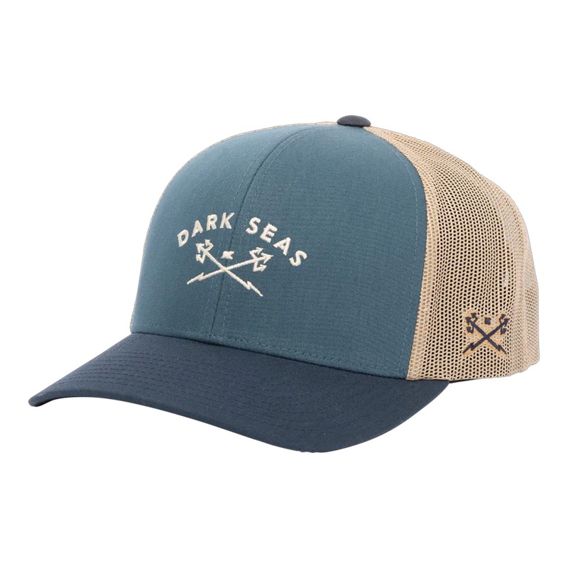 Dark Seas Murre Men's Hat - Navy/Khaki