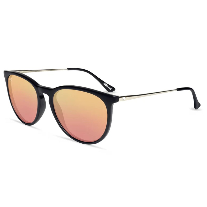 Knockaround Mary Janes Women's Sunglasses - Matte Black/Rose Gold Polarized
