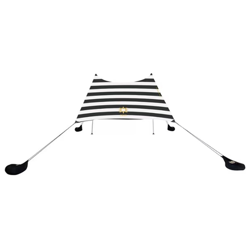 Neso Grande Prints Beach Tent - Black/White Stripes