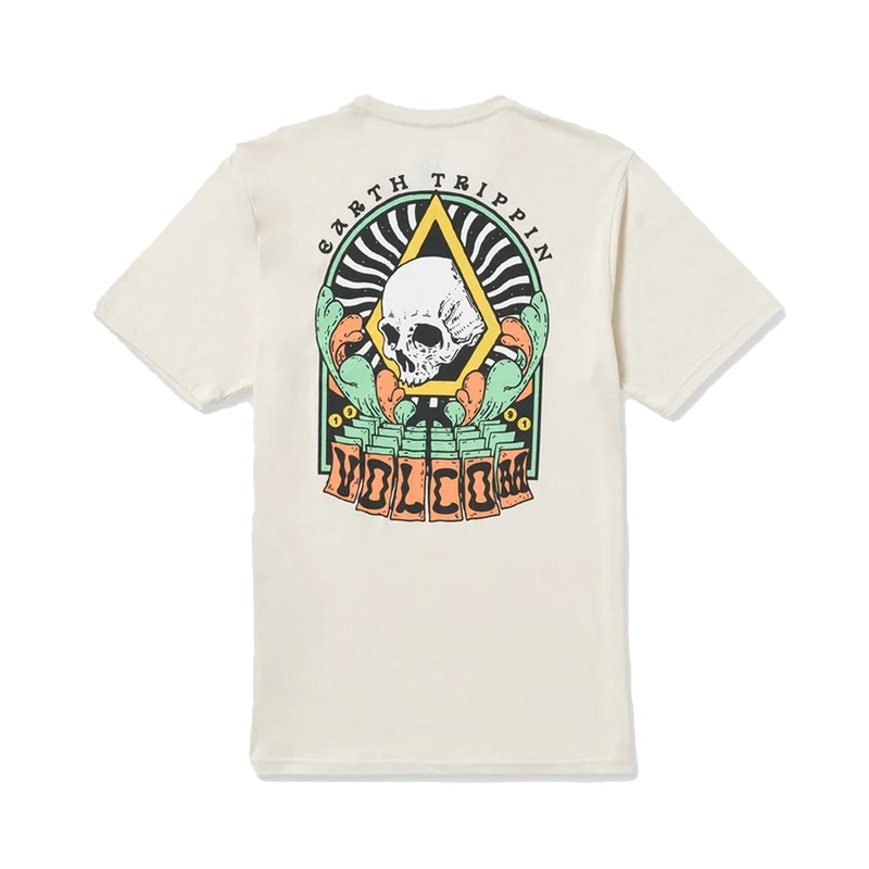 Volcom Arched Men's S/S T-Shirt - Off White Heather