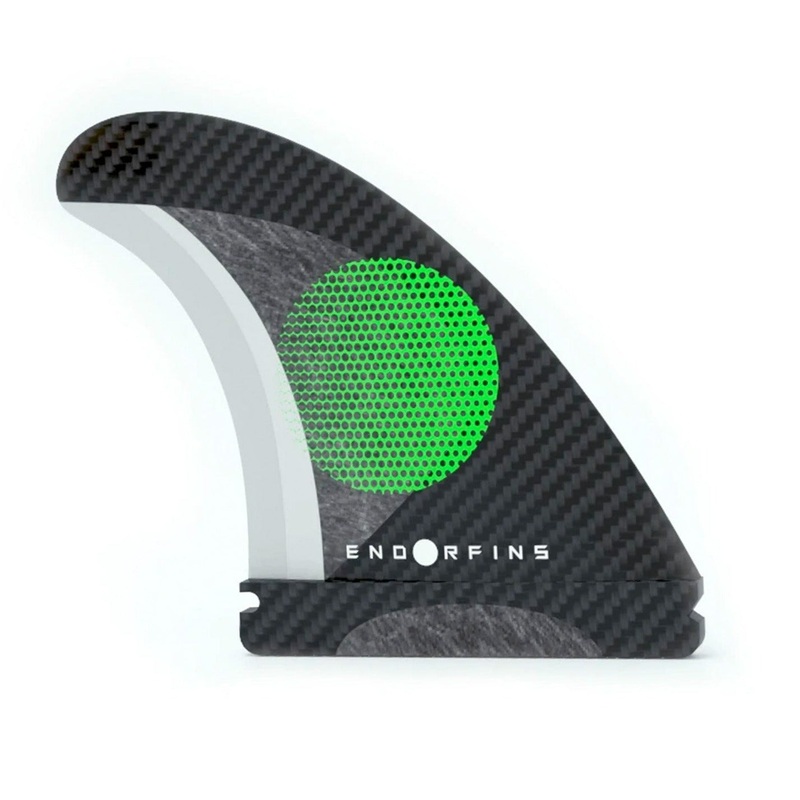 Endorfins Slater KS1 Futures Tri Surfboard Fins - Small/Green