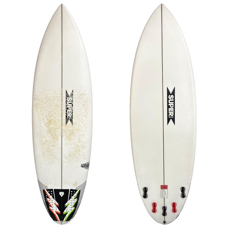 Super Brand Pig Dog Pro 5'8 Consignment Surfboard - FCS II