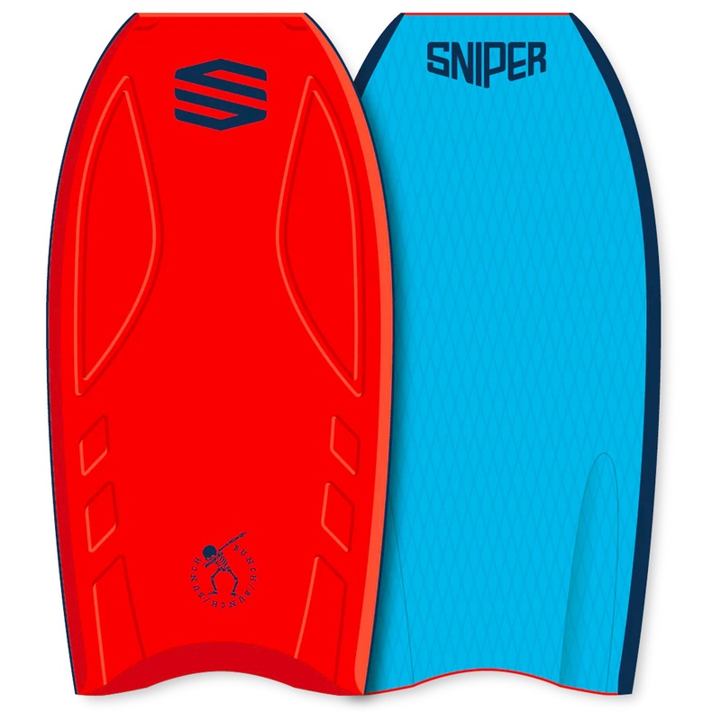 Sniper Bunch 38" Bodyboard - Red
