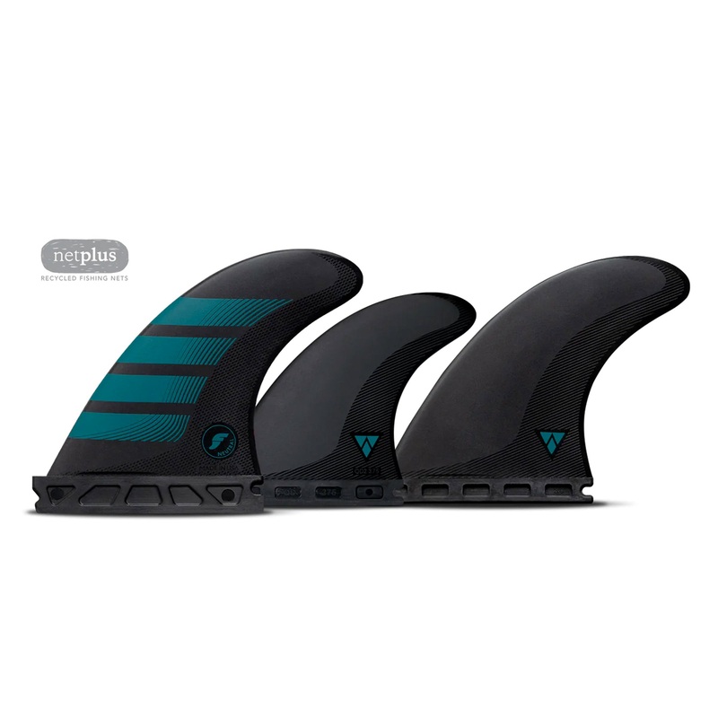 Futures F4 Alpha Series Five Surfboard Fins - Small/Aqua