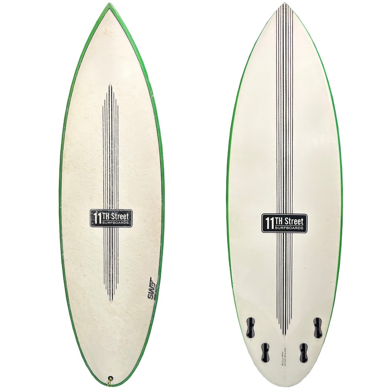 11th Street Surfboards Secret Weapon 5'10 Used Surfboard - FCS II