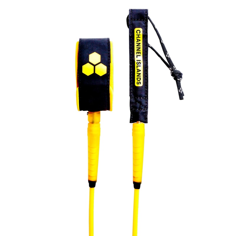 Channel Islands Everyday Hex Cord Comp Surfboard Leash - 6' x 1/4"/Sunny