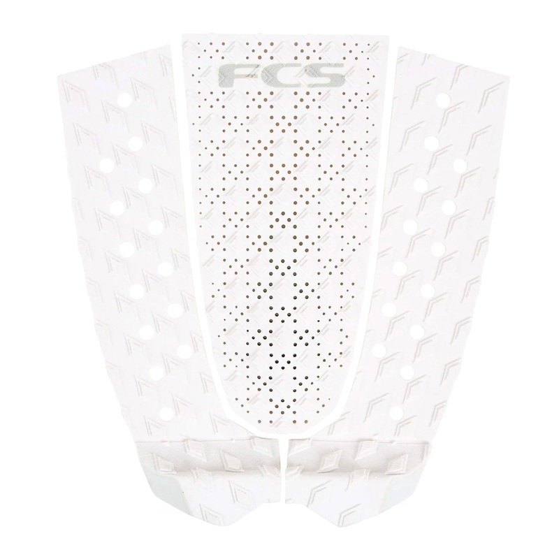FCS T-3 Essential Series Flat Traction Pad - White