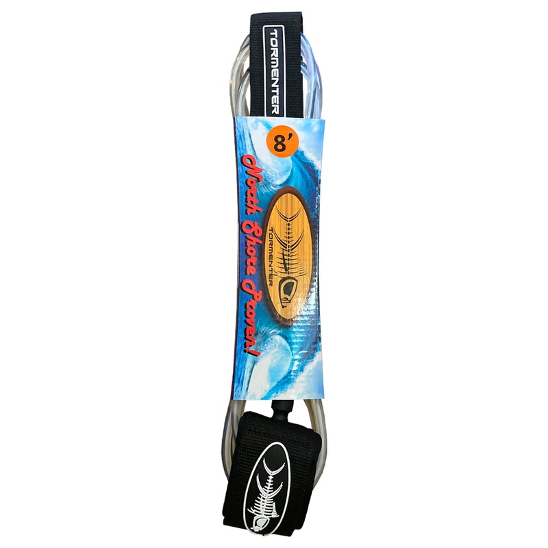 Tormenter Surfboard Leash - 8'/Clear