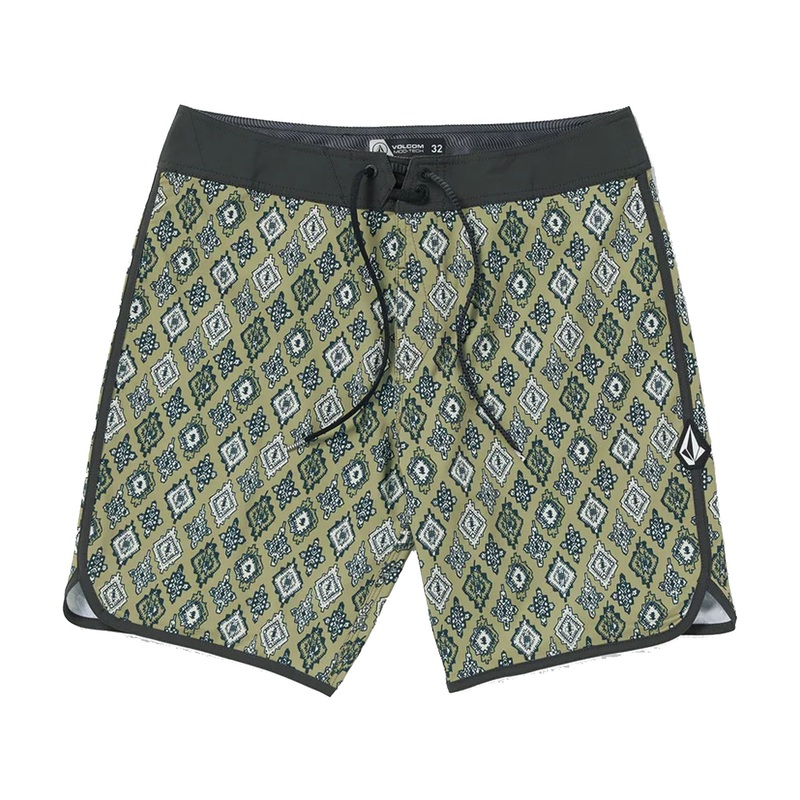 Volcom Inherent Scallop Mod-Tech 19" Men's Boardshorts - Green