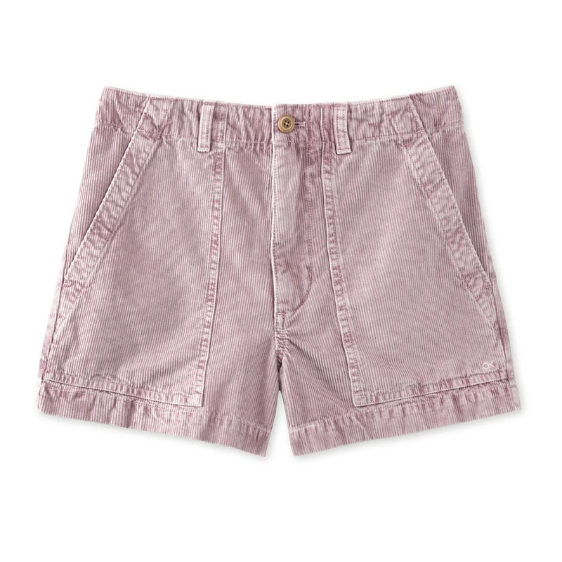 Outerknown Seventyseven Corduroy Women's Walkshorts - Lilac Sands
