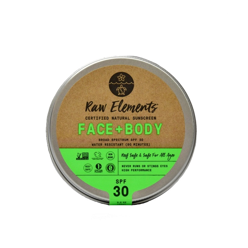 Raw Elements Face & Body SPF 30 Sunscreen Lotion - Tin