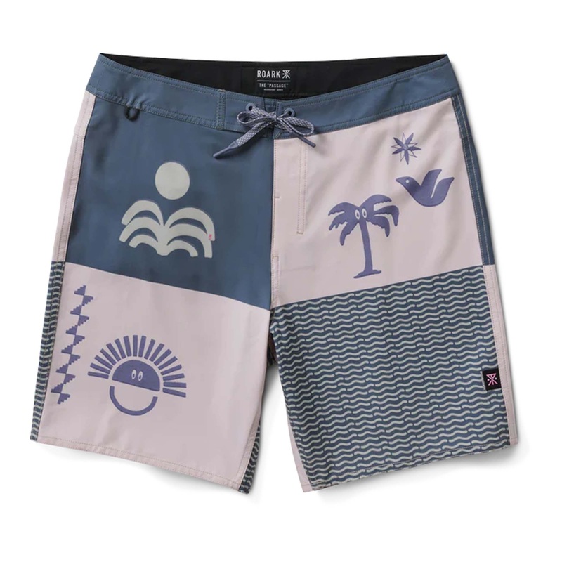 Roark Passage 18" Men's Boardshorts - Multi Color