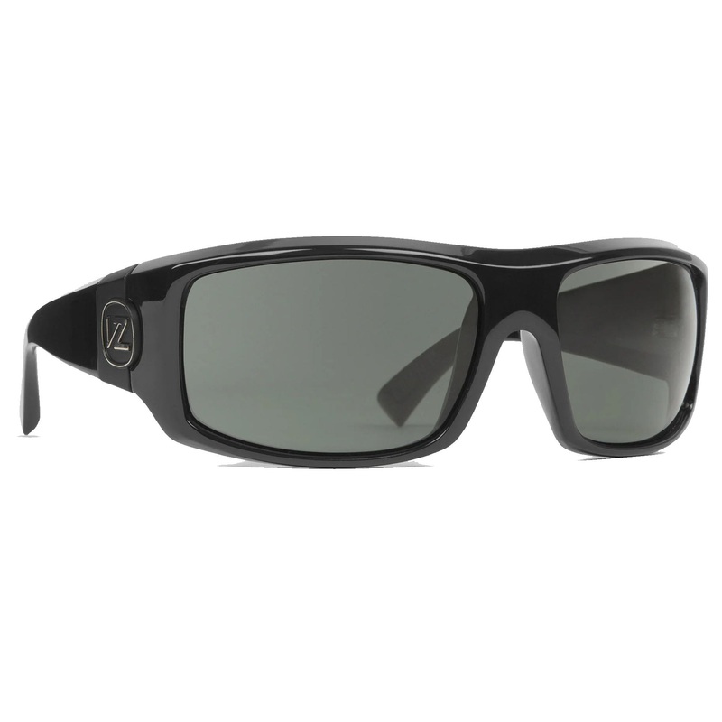 VonZipper Clutch Men's Sunglasses - Black Gloss/Grey