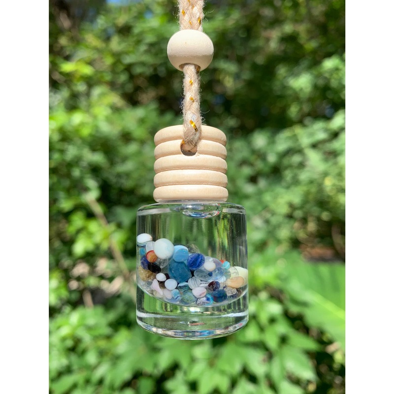 Hammockma Sea Beads Round Car Air Fresheners - Black Ocean