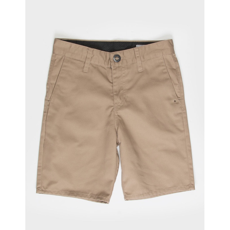 Volcom Frickin Modern Youth Boy's Walkshorts - Khaki