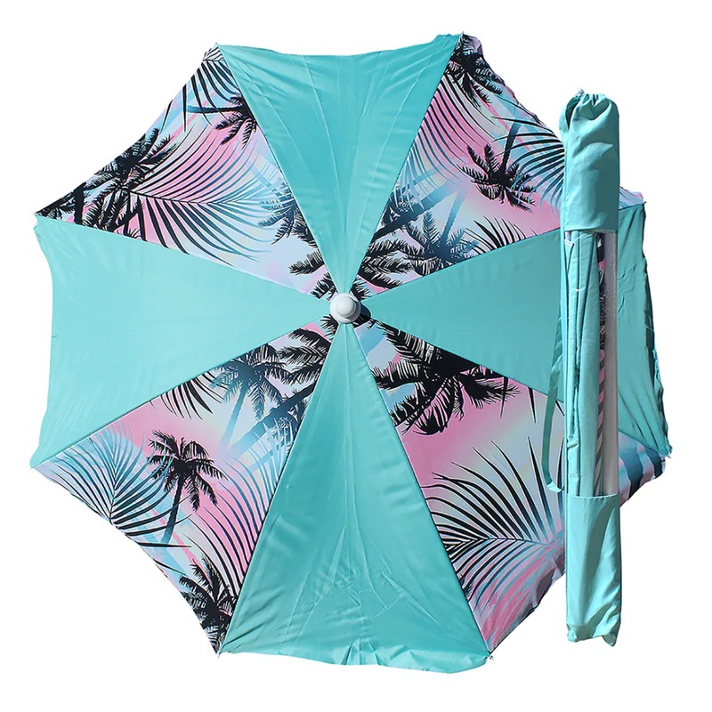 Wet Products Beach Umbrella With Tilt and Sling Pack - Miami Vice