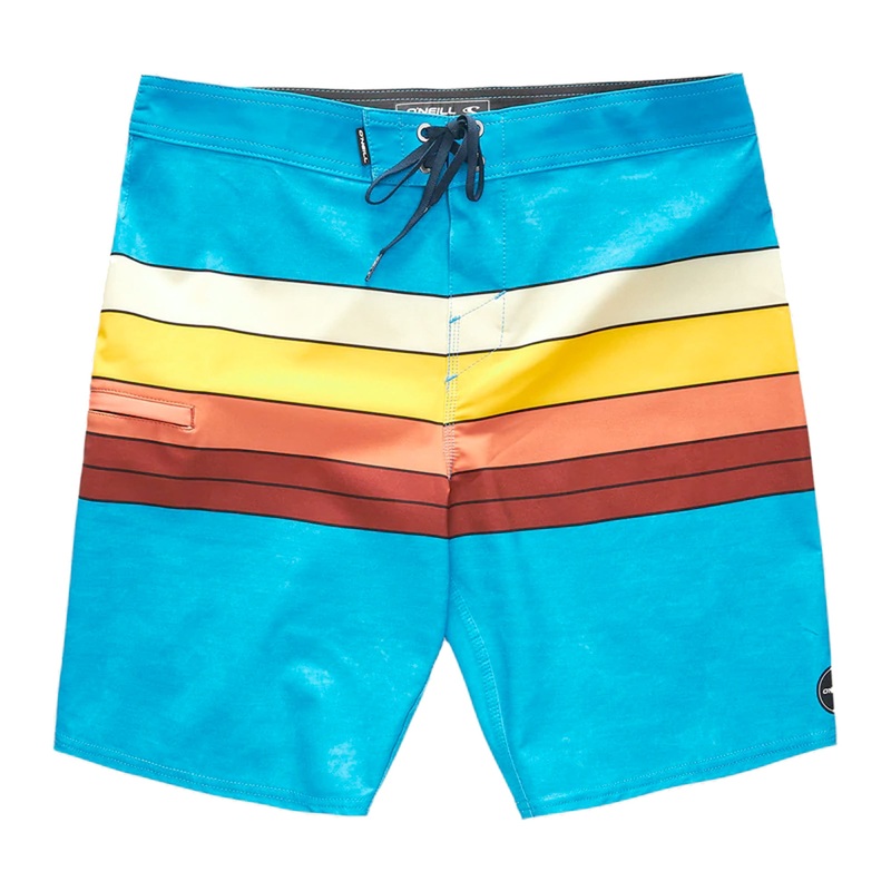 O'Neill Hyperfreak Heist Line 19" Men's Boardshorts - Bright Blue