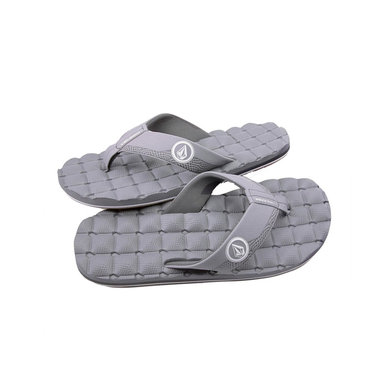 Volcom Recliner Men's Sandals - Light Grey