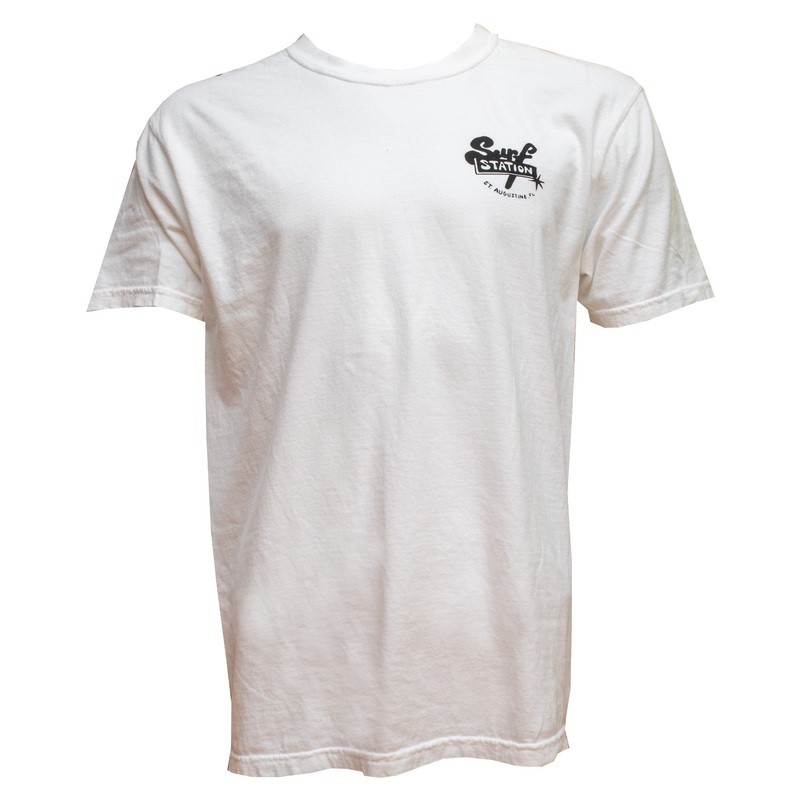 Surf Station x Stewart Maxcy Adventures Men's S/S T-Shirt - White