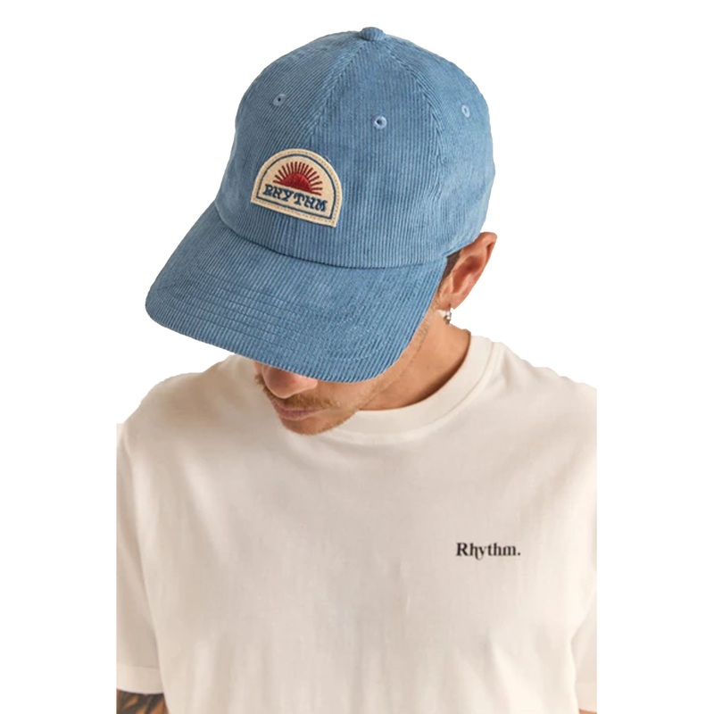Rhythm Awake Cord Men's Hat - Mineral Blue