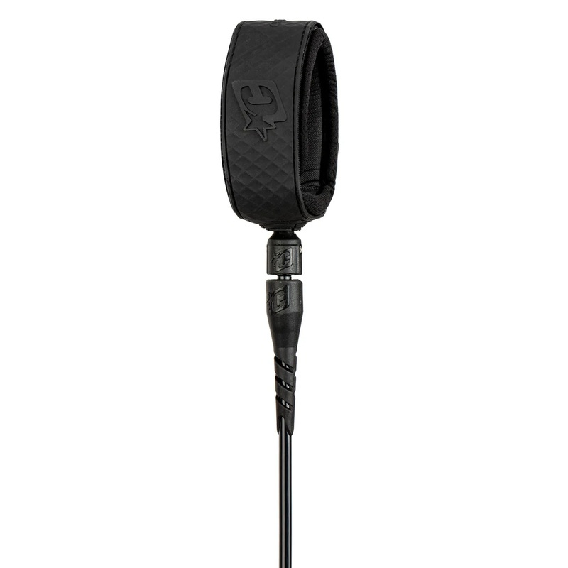 Creatures of Leisure Reliance Comp Surfboard Leash - 6'/Black