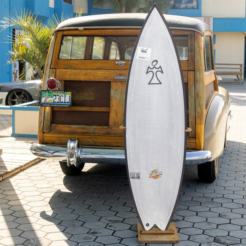 Inspired Florida Board Black Dart 5'6 Surfboard - Futures