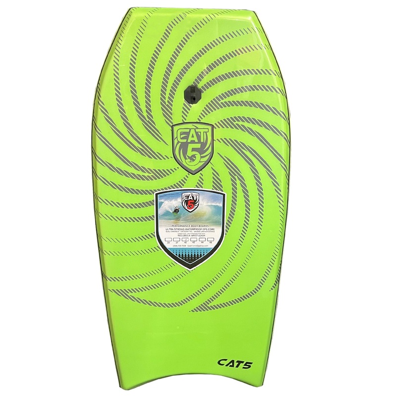 Cat 5 Original 40" Bodyboard w/ Leash - Green