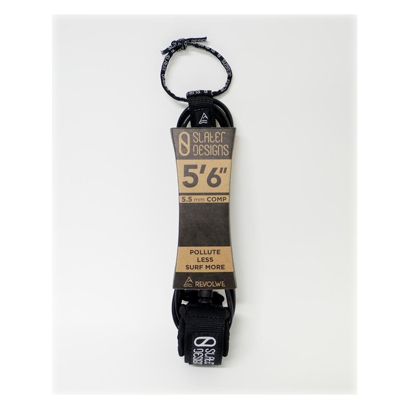 Slater Designs Comp Surfboard Leash - 5'6"/Black