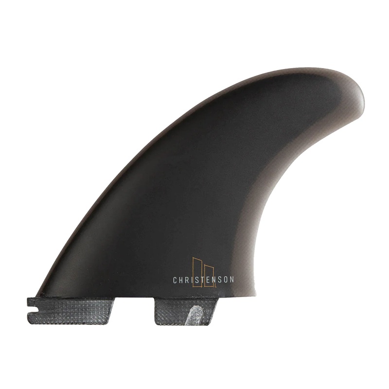 FCS II Christenson Performance Glass 5-Fin Surfboard Fins - Large/Black