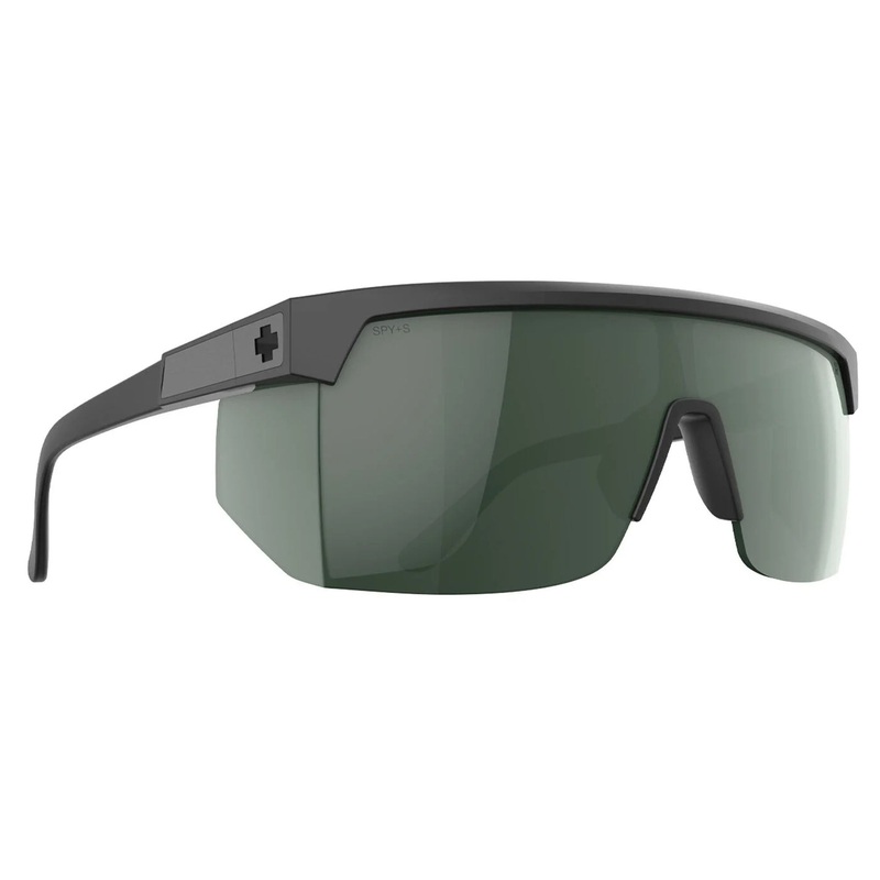 Spy Super Flynn Men's Sunglasses - ANSI Matte Black/Happy Gray Green