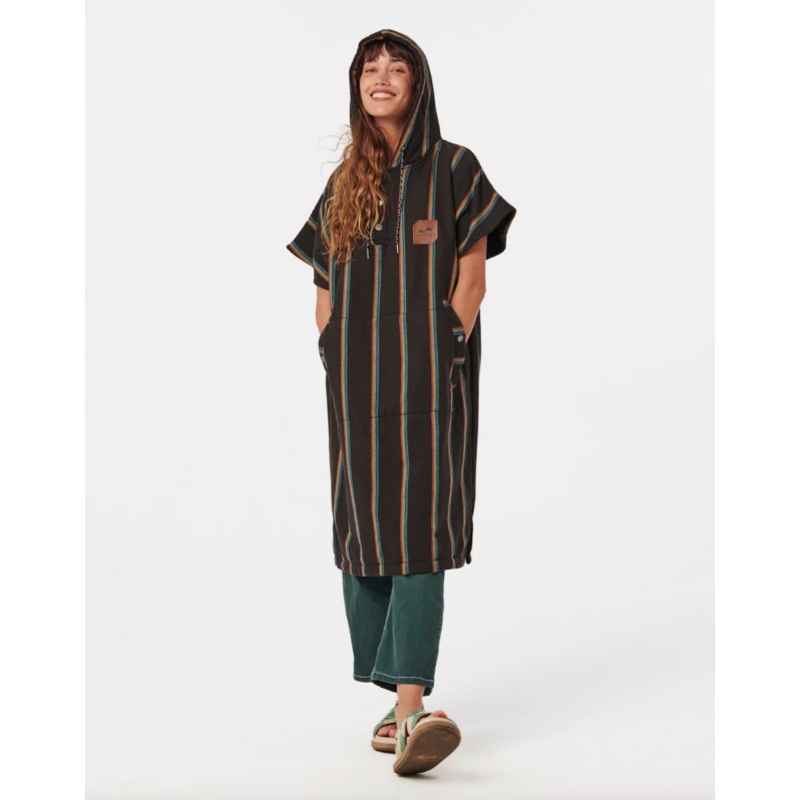 Baja Stripe Poncho