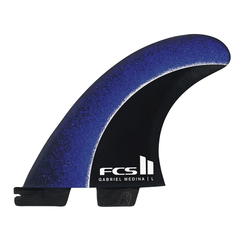 FCS II GM Aircore Performance Glass Tri Surfboard Fins - Large/Blue