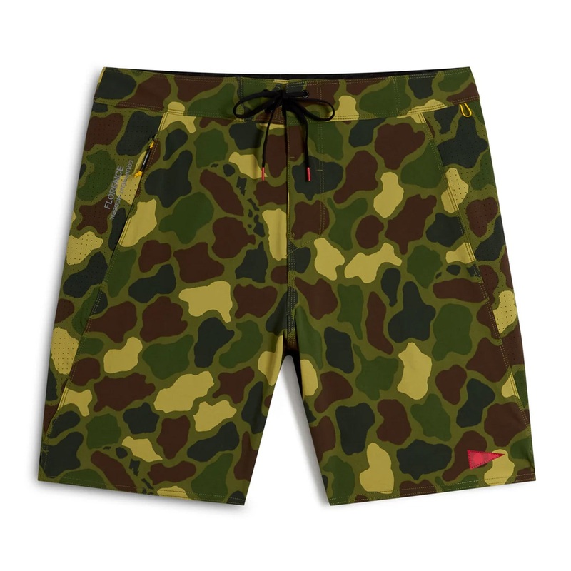 Florence Marine X Cordura Airtex 18.5" Men's Boardshorts - Tropic Green Camo
