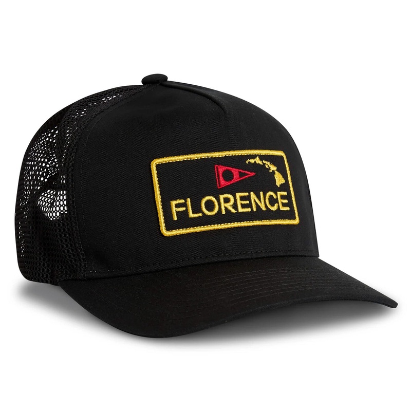 Florence Marine X Island Men's Trucker Hat - Black