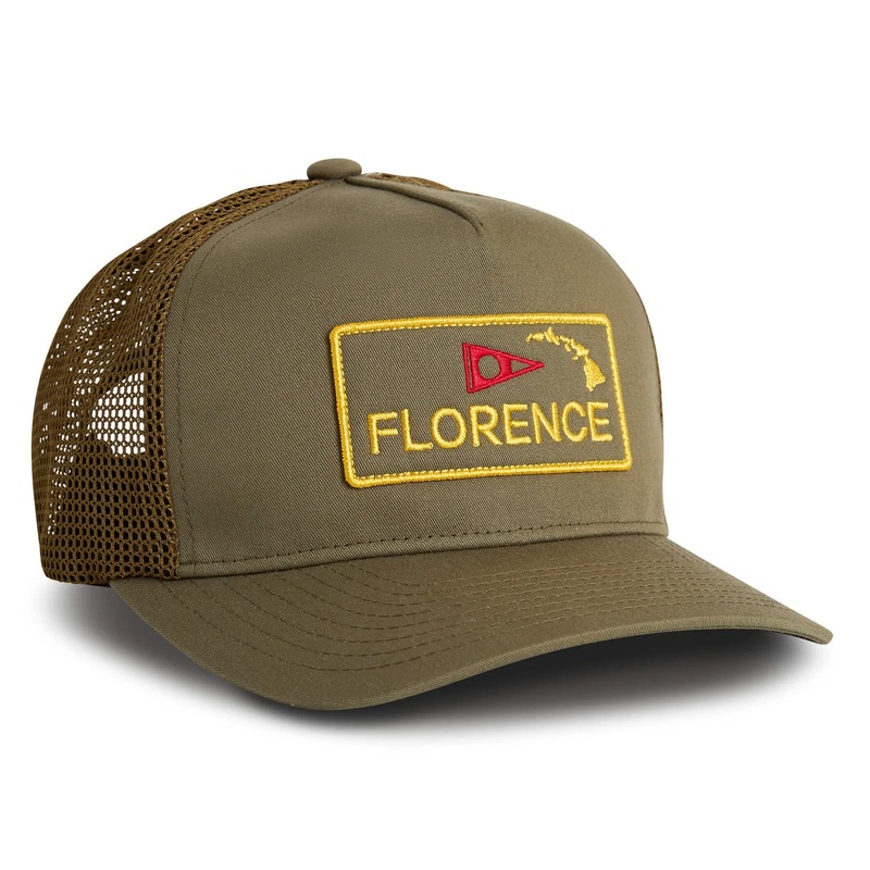 Florence Marine X Island Men's Trucker Hat - Burnt Olive