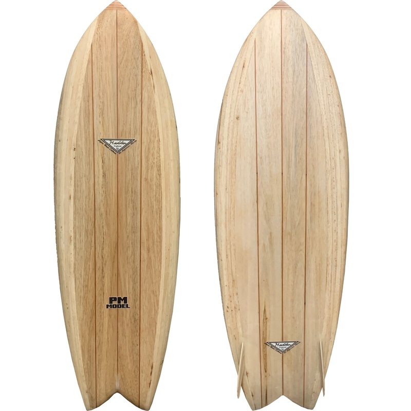 Pat Madden Balsa Fish Surfboard - 5'5