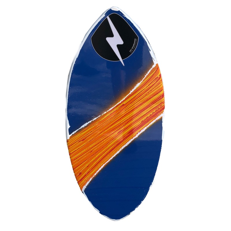 Zap Small Wedge 40" Skimboard - Blue/Orange