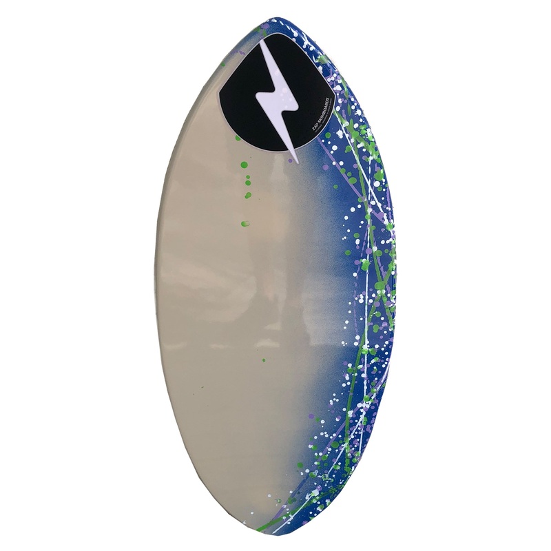 Zap Small Wedge 40" Skimboard - White/Blue