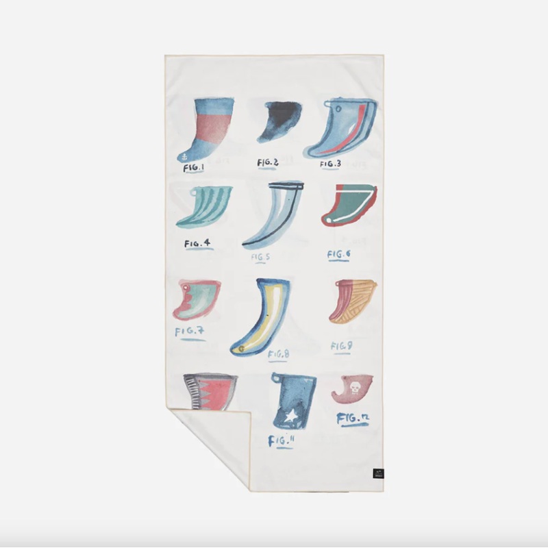 Fins Out Quick Dry Towel