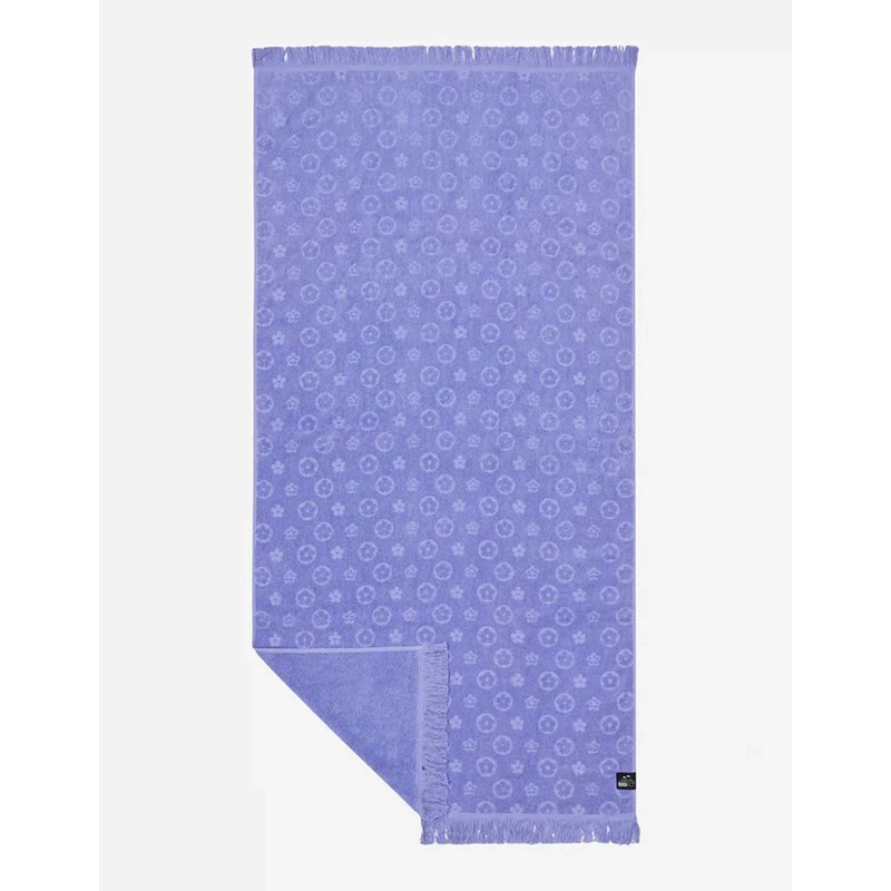 Wavy Floral Beach Towel